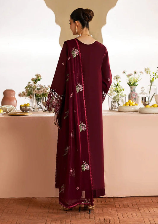 Premium Air-Jet Dhanak 3PC Heavy Embroidered Suit – Mahnur | Winter Collection 2026-27
