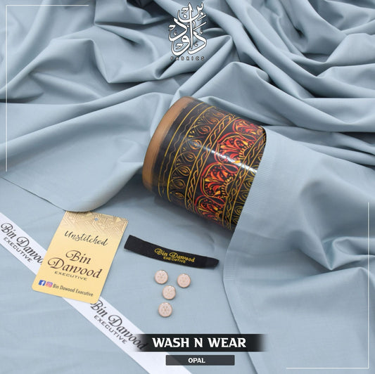 Opal Men's Unstitched Wash & Wear Shalwar Kameez Fabric