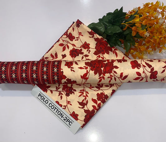 2PC Digital Printed Cambric Cotton Suit