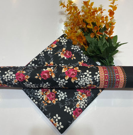Mubashar Shafique Fabrics – 2PC Digital Printed Cambric Cotton Suit