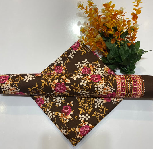 Mubashar Shafique Fabrics – 2PC Digital Printed Cambric Cotton Suit
