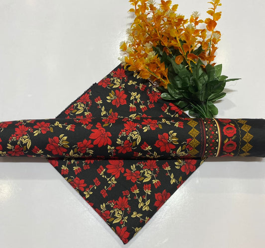 Mubashar Shafique Fabrics – 2PC Digital Printed Cambric Cotton Suit