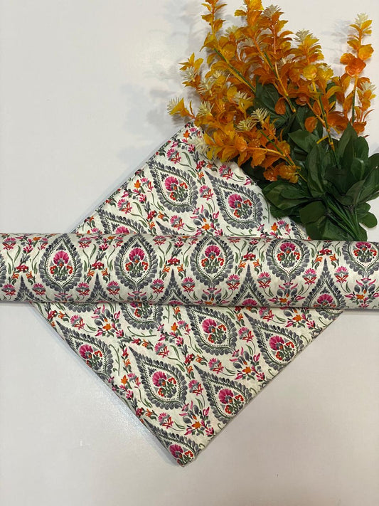 Mubashar Shafique Fabrics – 2PC Digital Printed Cambric Cotton Suit
