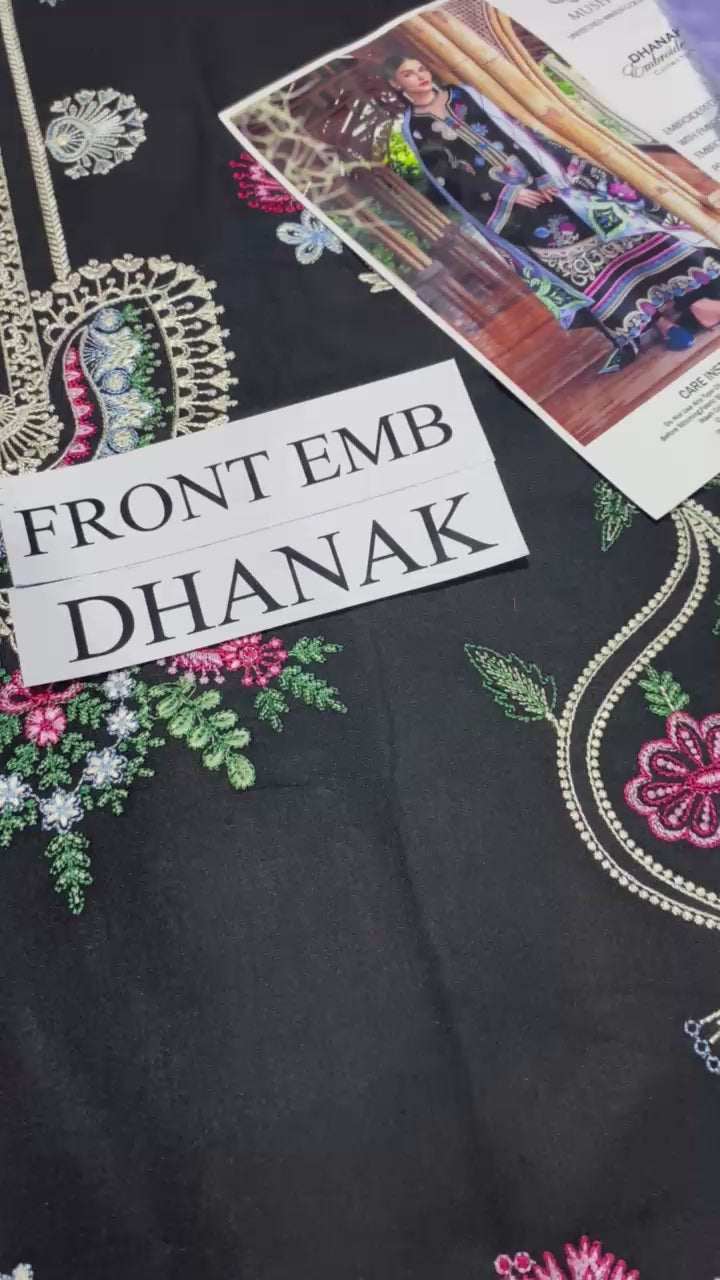 MUSHQ 3PC Casual Winter Suit – Premium Dhanak Air-Jet | Printed Wool Shawl