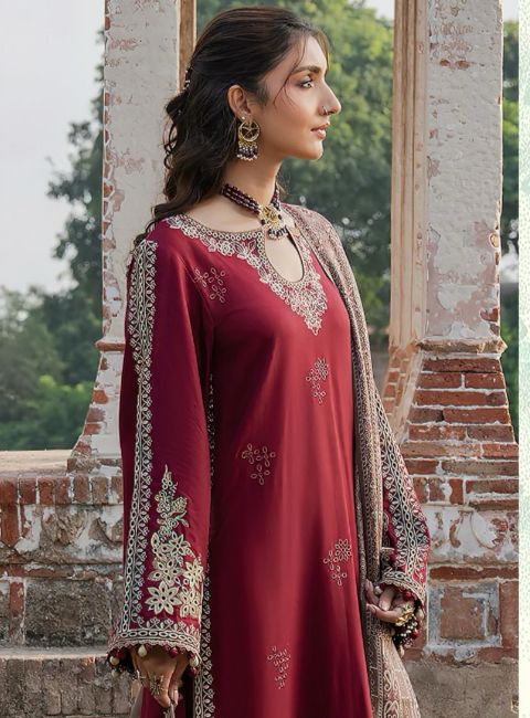 IZEL 701 Air-Jet Lawn 3PC Embroidered Suit with Diamond Chiffon Dupatta – Summer Collection 2026