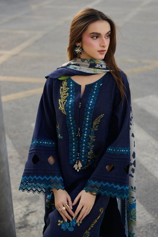 CHARIZMA  Air-Jet Lawn 3PC Embroidered Suit with Digital Print Nino-Kara Dupatta – Summer Collection 2026
