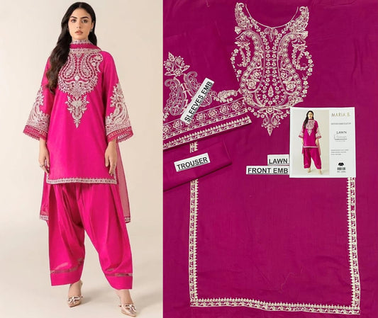 Premium Lawn 2PC Embroidered Suit – Summer Collection 2026