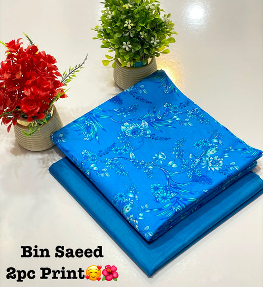 BIN SAEED Digital Print 2PC Lawn Suit – Summer Collection 2026