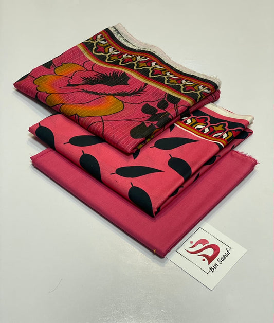 Bin Saeed Fresh Summer Prints 3PC Lawn Suit with Bana Dora Dupatta – Summer Collection 2026