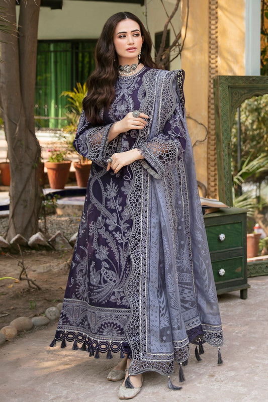 JAZMIN Premium Air-Jet Dhanak 3PC Embroidered Suit | Winter Collection 2026-27