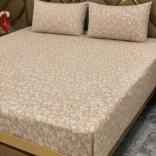 Premium Export Quality 100% Pure Cotton King Size Bedsheet Set
