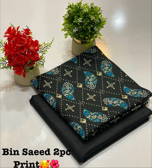 BIN SAEED Digital Print 2PC Lawn Suit – Summer Collection 2026