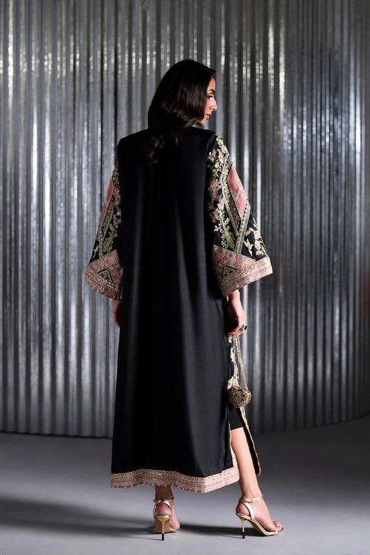 ETHNIC Silk Collection 2026 – 2PC Digital Printed Silk Suit