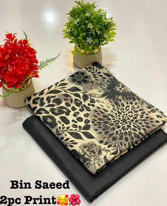 BIN SAEED Digital Print 2PC Lawn Suit – Summer Collection 2026