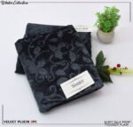 Winter Collection 2025 – Velvet Pluchi Self-Print Shirt with Plain Trouser - Image 8