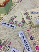 Baroque – Premium Air-Jet Dhanak 3PC Heavy Embroidered Winter Suit (Gift Box Packing) - Image 4