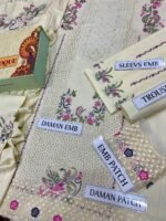 Baroque – Premium Air-Jet Dhanak 3PC Heavy Embroidered Winter Suit (Gift Box Packing) - Image 5