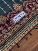 Baroque Unstitched Replica – Premium Organza 3PC Embroidered Suit with Shamooz Silk Trouser - Image 5