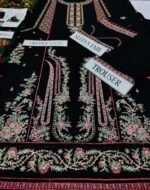 Hussain Rehar Winter Collection 2025/26 – Premium Air-Jet Dhanak 3PC Embroidered Suit with Pashmina Wool Shawl - Image 4