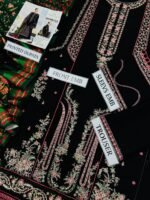 Hussain Rehar Winter Collection 2025/26 – Premium Air-Jet Dhanak 3PC Embroidered Suit with Pashmina Wool Shawl - Image 2