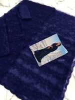 Indian Stylish Saree – Imported Net Saree with 3D Flowers & Thread Embroidery (Available in Red & Maroon) - Image 5