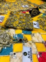 Kashee Designer Wedding Mayo Collection – Heavy Embroidered Net Dress with Stone & Mirror Work - Image 3