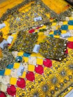 Kashee Designer Wedding Mayo Collection – Heavy Embroidered Net Dress with Stone & Mirror Work - Image 5