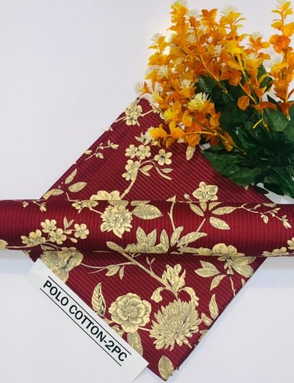 Polo Cotton 2PCs Digital Printed Suit – Summer Collection