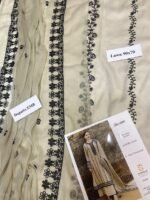 Air-Jet Lawn 3PC Heavy Embroidered Suit with Digital Print & Chiffon Dupatta – Summer Eid Collection - Image 4