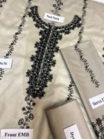 Air-Jet Lawn 3PC Heavy Embroidered Suit with Digital Print & Chiffon Dupatta – Summer Eid Collection - Image 2