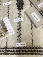 Air-Jet Lawn 3PC Heavy Embroidered Suit with Digital Print & Chiffon Dupatta – Summer Eid Collection - Image 3