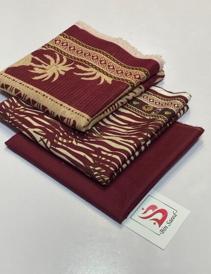 Bin Saeed Summer Collection 2026 – Lawn Digital Print Bana Dora 3PC Suit with Fancy Dupatta