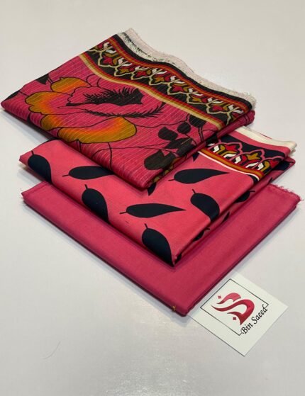 Bin Saeed Summer Collection 2026 – Lawn Digital Print Bana Dora 3PC Suit with Fancy Dupatta