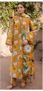Digital Print Lawn 3PC Suit with Chiffon Dupatta – Summer Collection 2026