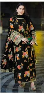 Digital Print Lawn 3PC Suit with Chiffon Dupatta – Summer Collection 2026