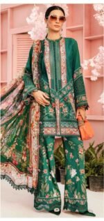 Digital Print Lawn 3PC Suit with Chiffon Dupatta – Summer Collection 2026