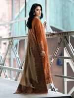 IZEL Premium Airjet Lawn 3PC Heavy Embroidered Suit with Digital Print Dupatta – Summer Collection 2026 - Image 2