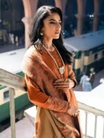 IZEL Premium Airjet Lawn 3PC Heavy Embroidered Suit with Digital Print Dupatta – Summer Collection 2026