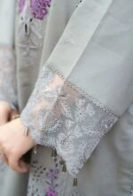 Mushq Premium Airjet Lawn 3PC Chikankari Embroidered Suit with Bamber Chiffon Dupatta – Summer Collection 2026 - Image 9