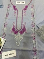 Mushq Premium Airjet Lawn 3PC Chikankari Embroidered Suit with Bamber Chiffon Dupatta – Summer Collection 2026 - Image 4