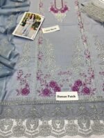 Mushq Premium Airjet Lawn 3PC Chikankari Embroidered Suit with Bamber Chiffon Dupatta – Summer Collection 2026 - Image 3