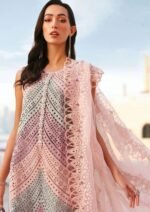 MARIA B Premium Airjet Lawn 3PC Heavy Embroidered Suit with Printed Dupatta – Summer Collection 2026 - Image 2