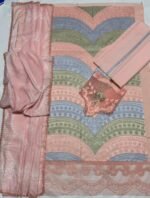 MARIA B Premium Airjet Lawn 3PC Heavy Embroidered Suit with Printed Dupatta – Summer Collection 2026 - Image 4