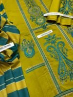 MARIA B Premium Airjet Lawn 3PC Heavy Embroidered Suit with Swiss Voil Digital Print Dupatta – Summer Collection 2026 - Image 4