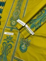 MARIA B Premium Airjet Lawn 3PC Heavy Embroidered Suit with Swiss Voil Digital Print Dupatta – Summer Collection 2026 - Image 6